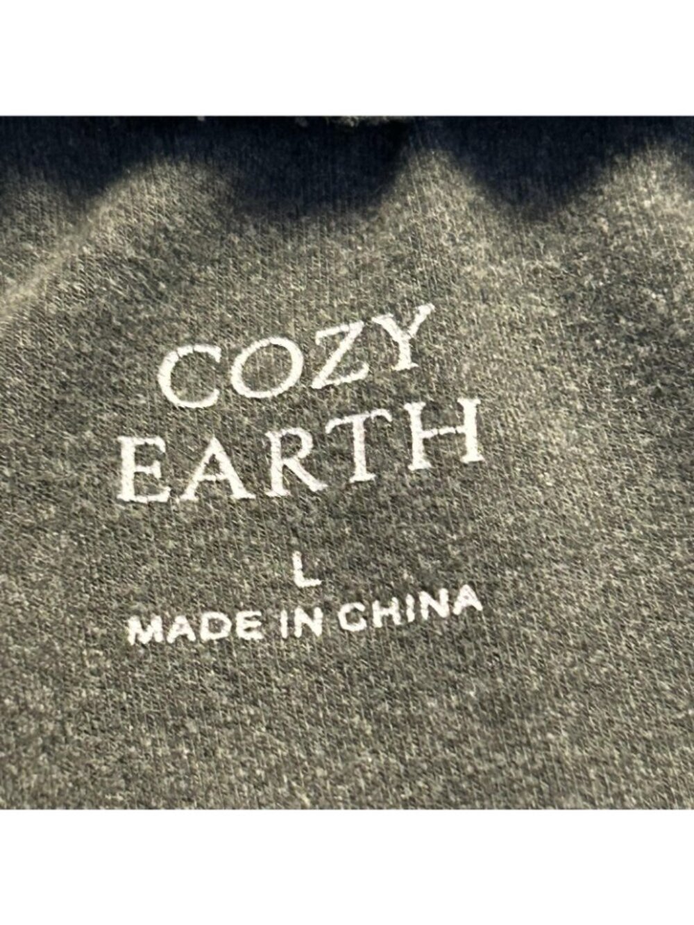 Cozy Earth Jogger Pants Womens L Gray Bamboo Viscose Knit Cuffed Lounge Stretch - Picture 3 of 11